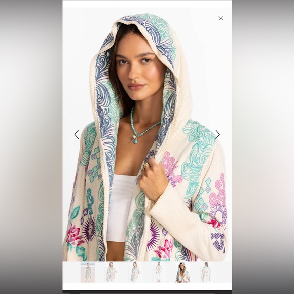 JOHNNY WAS
BIYA SHORT HOODIE SIZE XL - Picture 3 of 14